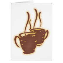 Kaffee coffee grußkarte
