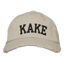 Kake a brodé le chapeau casquette de baseball brodée