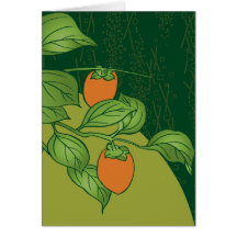Kakis doux carte de vœux