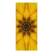 kaléidoscope de tournesol cartes doubles customisables