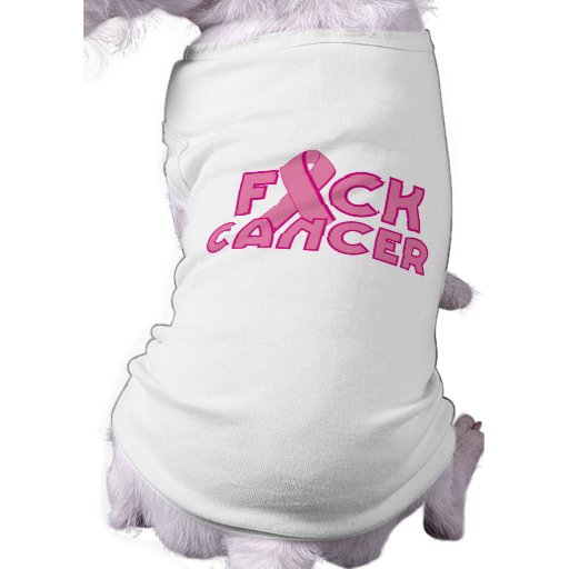 Kanker van de Borst van Fuck Dieren T Shirt