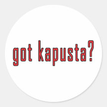 kapusta obtenu ? autocollants