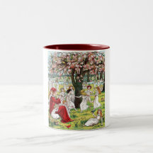 Kate vintage Greenaway le joueur de pipeau pie de  Mug