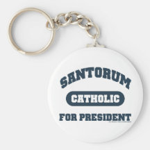 Katholiek voor Santorum Sleutelhangers