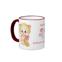 Katjes, hart en ballons - de Mok van de Valentijns