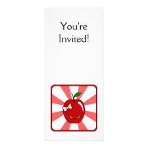 Kawaii Apple (fille) Faire-parts