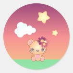 Kawaii draagt Sticker