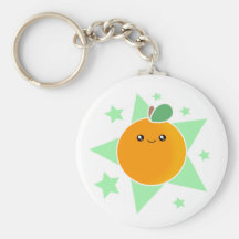 Kawaii Oranje Keychain Sleutel Hangers