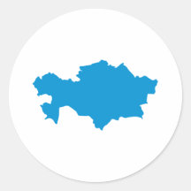 Kazachstan Ronde Sticker