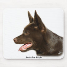 Kelpie australien 9P24D-134 Tapis De Souris