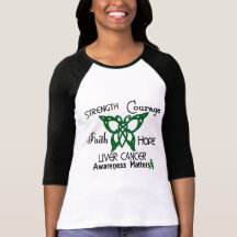 Keltische Vlinder 3 van Kanker van de lever T-shirts