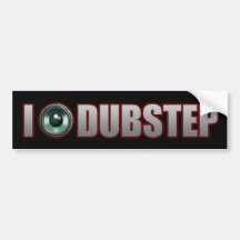 kerels meisjes DUBSTEP Bumpersticker