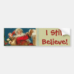 Kerstman geloof ik JumboSticker Bumperstickers