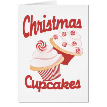 Kerstmis Cupcakes Wenskaarten