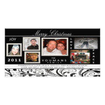 Kerstmis van de Familie van Youmans Fotokaart
