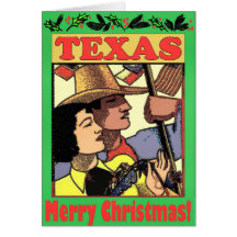 Kerstmis van Texas Kaarten