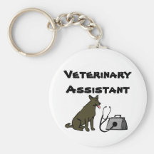 Keychain auxiliaire vétérinaire porte-clef