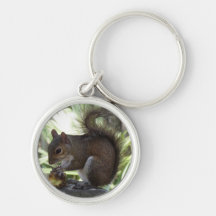 Keychain avec l'écureuil porte-clés