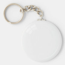 Keychain blanc de boule de piscine porte-clé