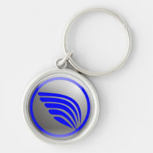 Keychain de bleus d'Anges Porte-clefs