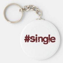 keychain de gazouillement de #single porte-clefs