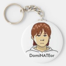 Keychain de logo de DomiNATEor Porte-clef