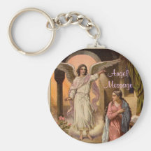 keychain de message d'ange porte-clefs