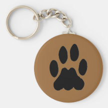Keychain de Pawprint Porte-clef