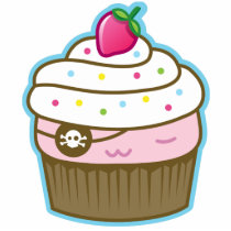 keychain de petit gâteau de pirate