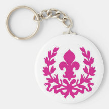 Keychain de Pink Fleur de Lis… Porte-clefs
