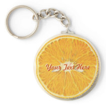 Keychain orange vintage