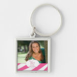 Keychain personnalisé de zèbre de rose d'obtention porte-clef