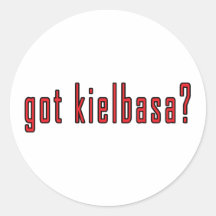 kielbasa obtenu ? adhésif rond