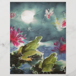 Kikkers en Bloemen Folder Ontwerp