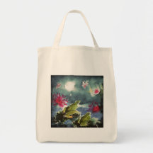 Kikkers en Bloemen Tas