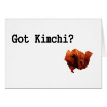 Kimchi obtenu ? carte de vœux