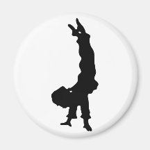 Kind child Handstand Magnete
