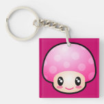 Kinoko rose porteclés