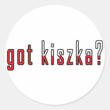 kiszka obtenu ? Drapeau Adhésifs