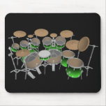 Kit de tambour de 10 morceaux : Gradient vert : Ta