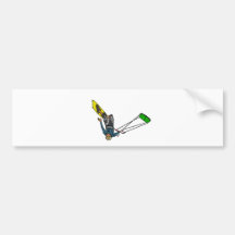 kitesurfer adhésif pour voiture