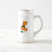 Kitty a embrouillé dans le croquis de fil mugs