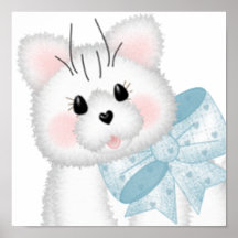 Kitty blanc mignon affiche