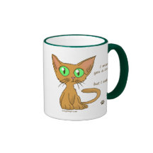 Kitty mignon a mangé votre biscuit mug à café