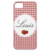Klantgerichte Leuke Aardbei iPhone 5 Covers