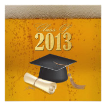 Klasse van de Afstuderen van Themed van het Bier v Uitnodigingen