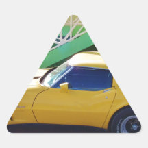 Klassiek Korvet Stingray. Stickers
