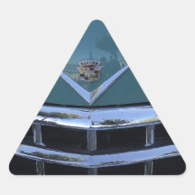 Klassieke Cadi Driehoekvormige Sticker