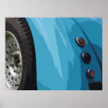 KLASSIEKE HEALEY (achterdetail) Plaat
