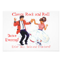 Klassieke Rots - en - het Dansen van broodjesJive Persoonlijke Aankondigingen